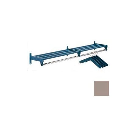 Magnuson Group 72inW Wall Mounted Hanger Style Coat Rack, Sandstone DS6H-SS